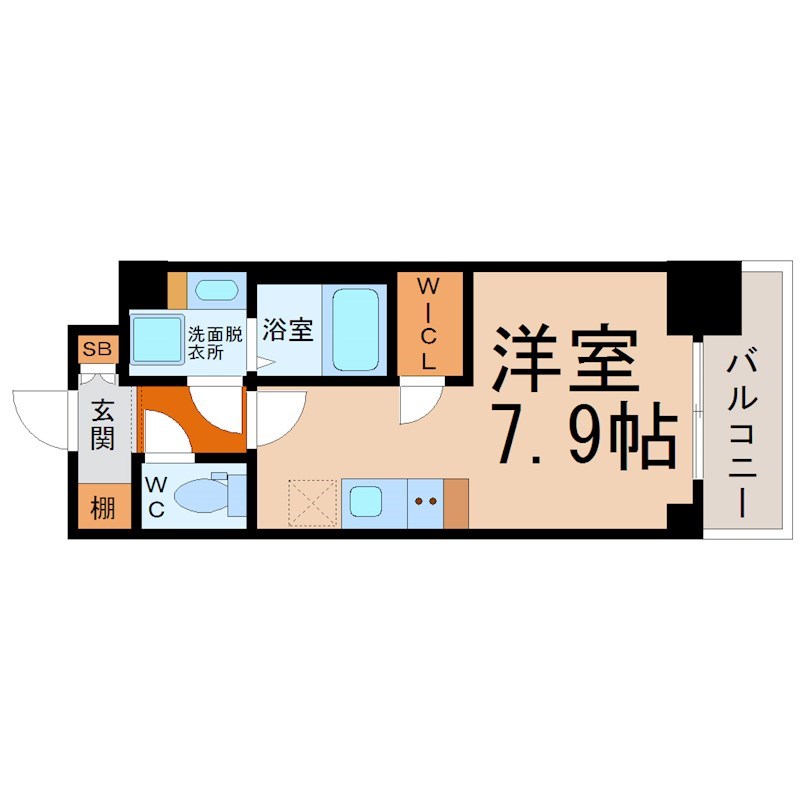 デュオフラッツ鶴舞 間取り