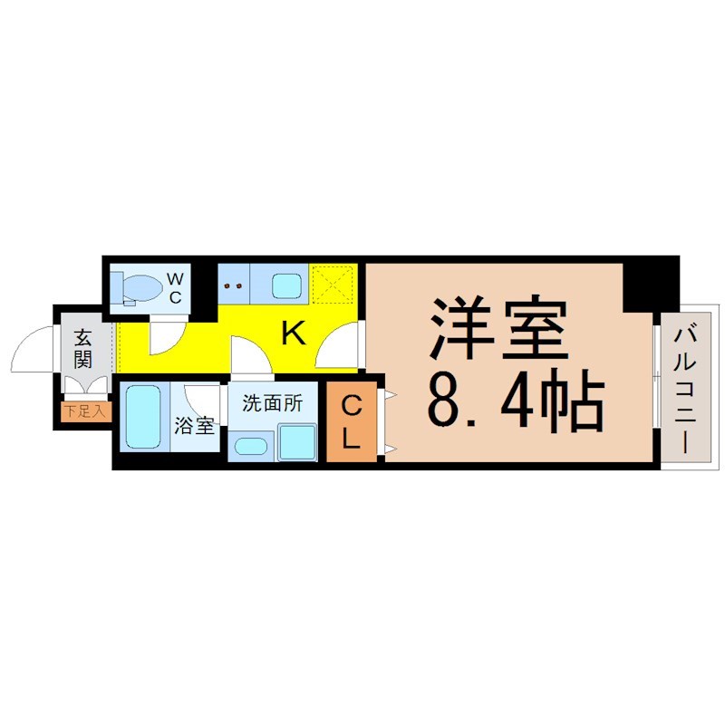ｅｃｒｉｎ上前津（エクラン上前津） 間取り