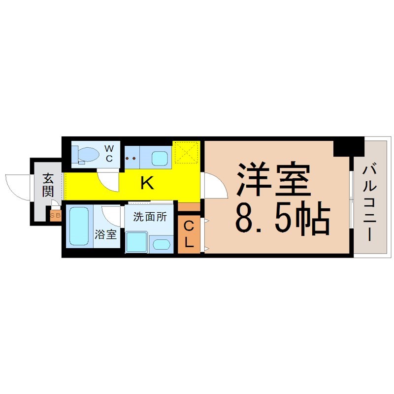 Ｔｈｅ　Ｆｉｒｓｔ　Ｏｎｅ金山 間取り