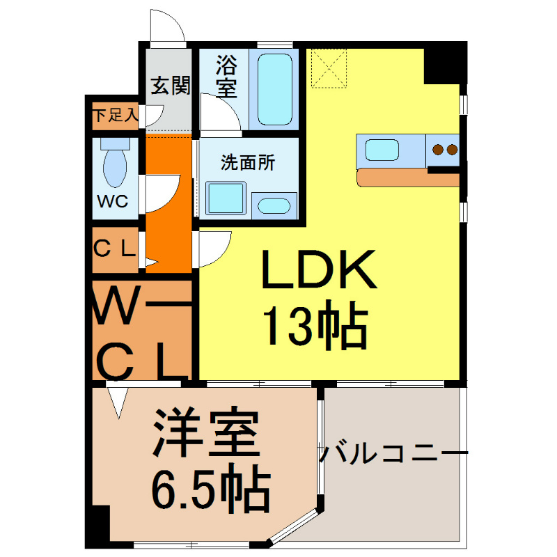 Ｅｓｐｏｉｒ　ｉ（エスポワールアイ） 間取り