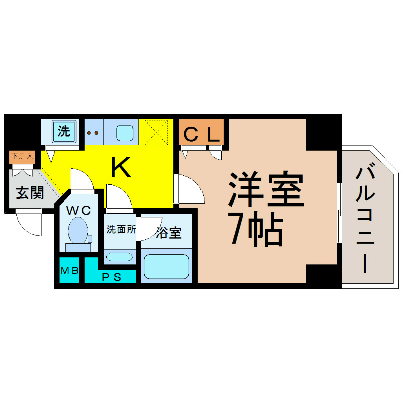 エイペックス名古屋栄Ｐｒｅｍｉｅｒ　Ｌｉｆｅ 間取り
