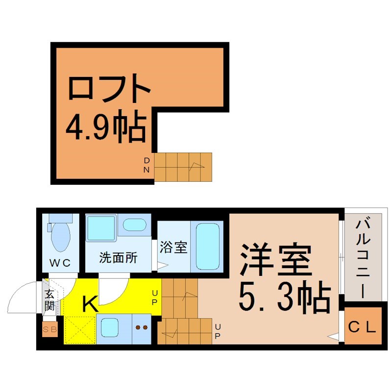 Ｈｏｕｓｅ　Ｏｆ　Ｅｉｇｈｔ 間取り
