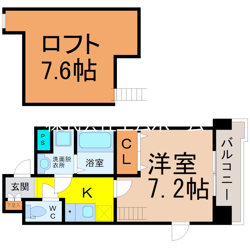 サンク栄みなみマンション 間取り