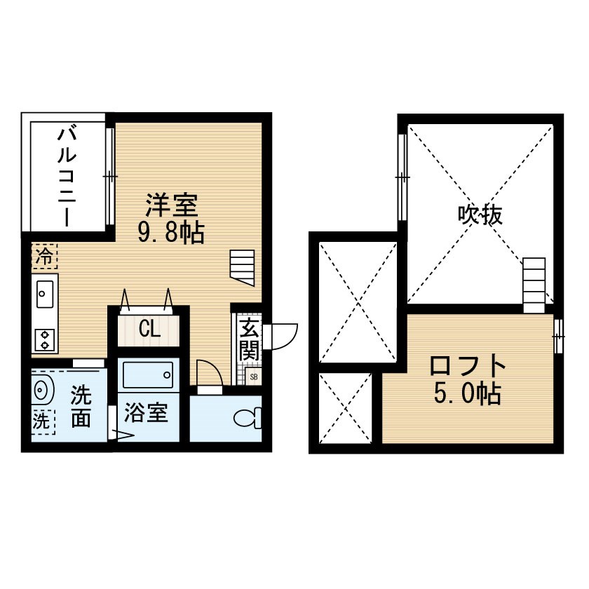 アソシエ21 間取り