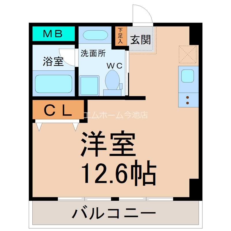 RAFFLE SHINSAKAE 間取り