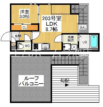 Grandtic　Etincelle（エタンセル） 間取り
