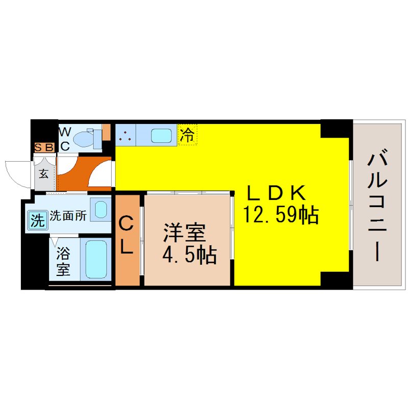 古出来エンブルコート 間取り