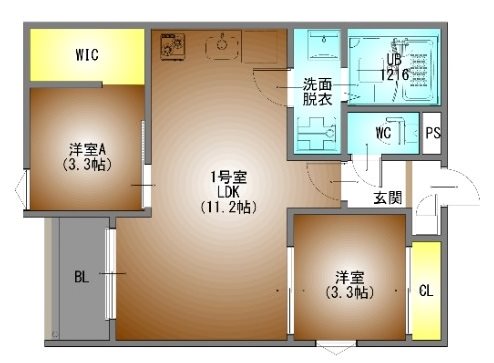 REGALEST serene鶴舞 間取り