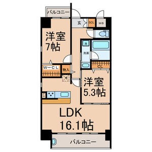 Ｋａｍｅｚｉｍａ　Ｒｅｓｉｄｅｎｃｅ 間取り