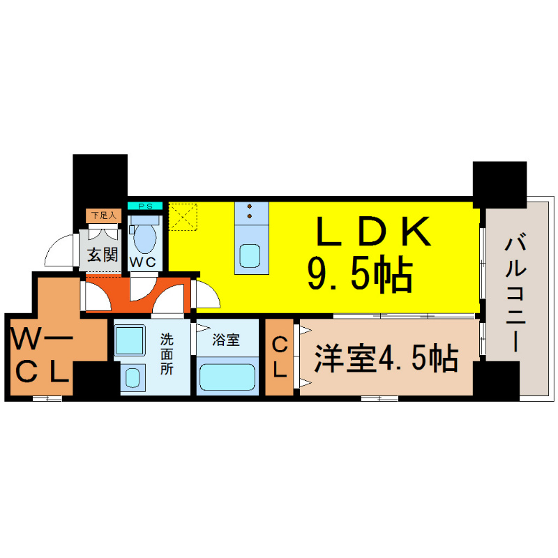 プレサンス錦ラウム 間取り
