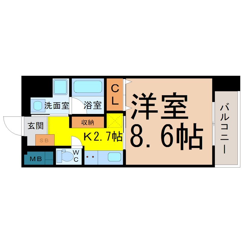 ＦＲＥＮＣＩＡ　ＮＯＩＥ名駅 間取り