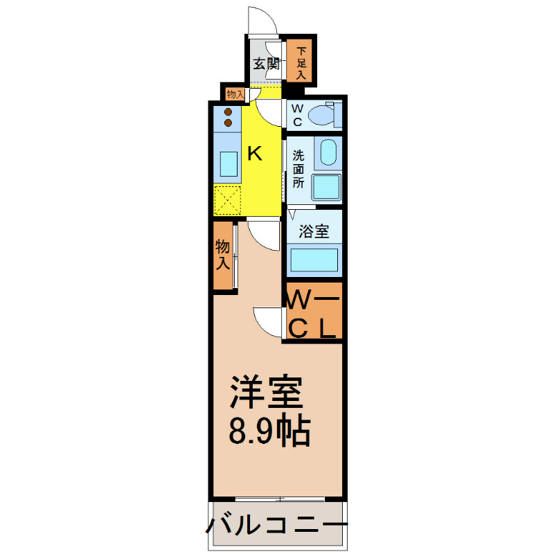 グランドソレイユ名駅 間取り