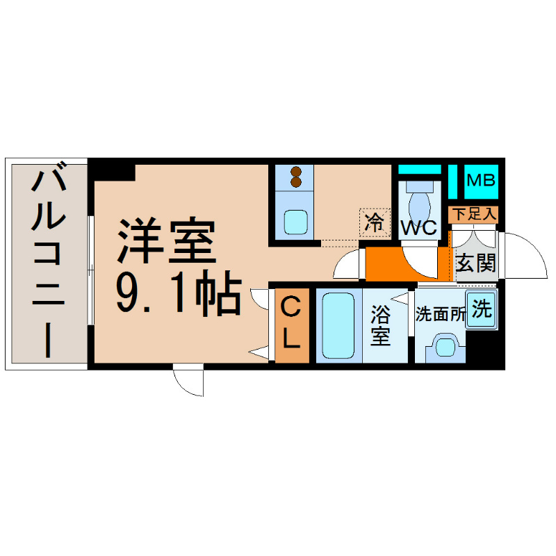 プレサンス金山グリーンパークス 間取り