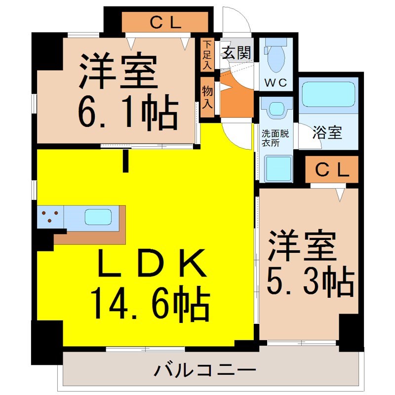 Ｒｅｓｉｄｅｎｃｅ　Ｎａｇｏｙａ 間取り
