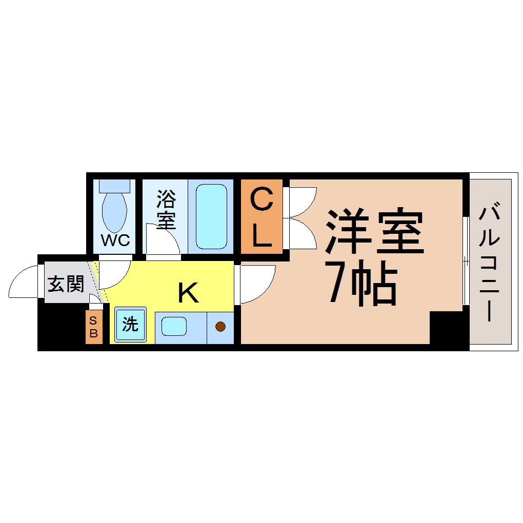 セントラルハイツ安田通 間取り