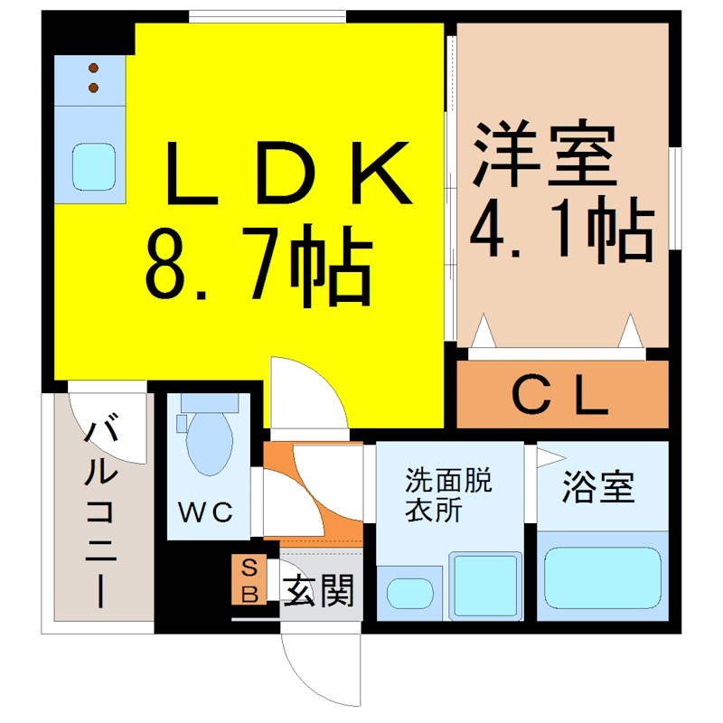 ＭＯＶＥ生駒ＷＥＳＴ 間取り