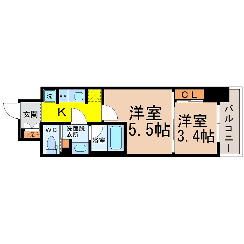 パークアクシス名古屋山王 間取り
