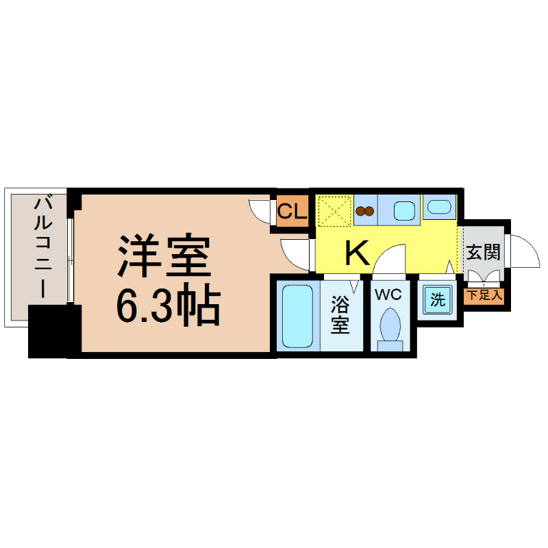 ライジングコート瑞穂通 間取り
