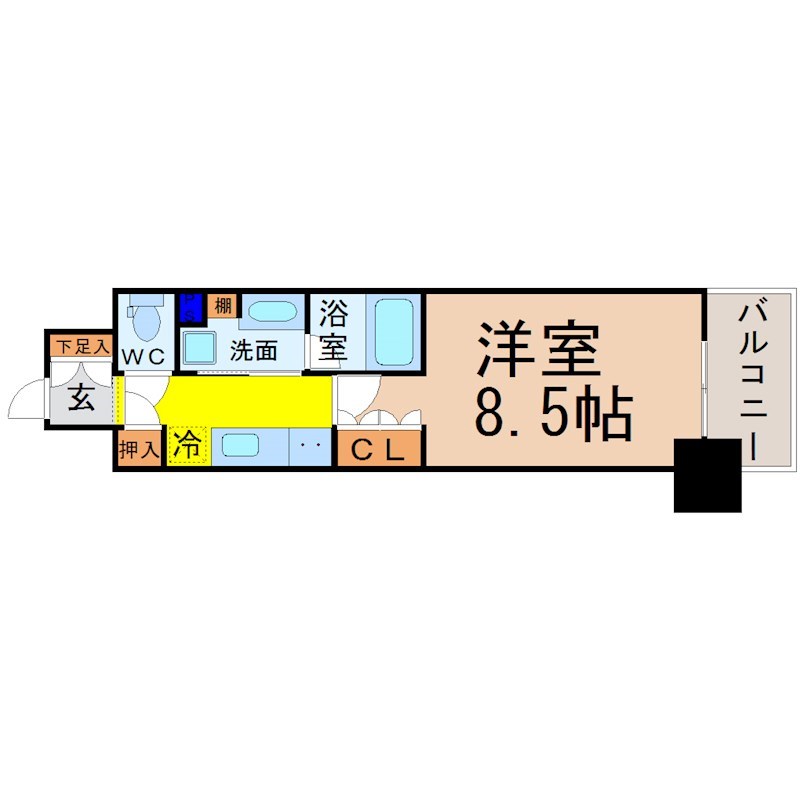 ＯＫＢアヴェニール菊井町 間取り