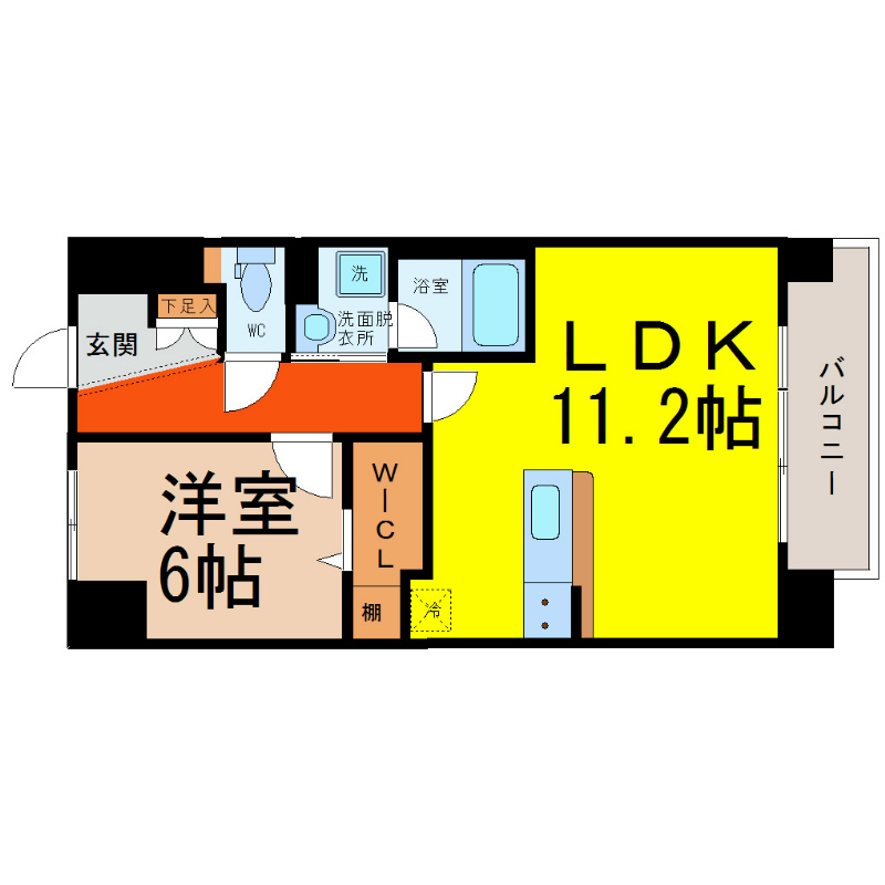 Ｎａｖｉｇｌｉｏ　Ｐａｌａｚｚｏ（ナヴィリオパラッツォ） 間取り