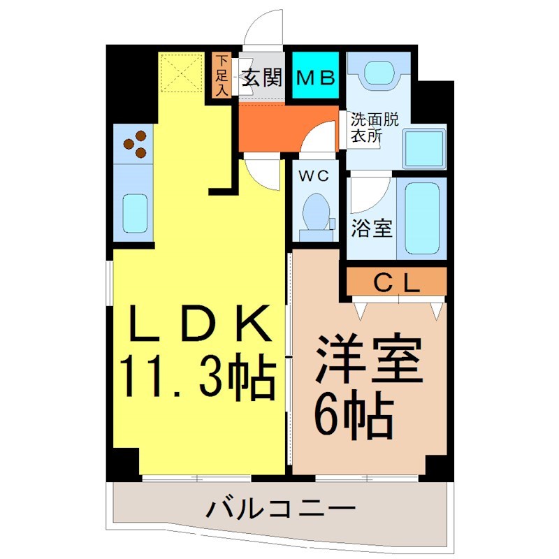 プレサンス泉シティアーク 間取り