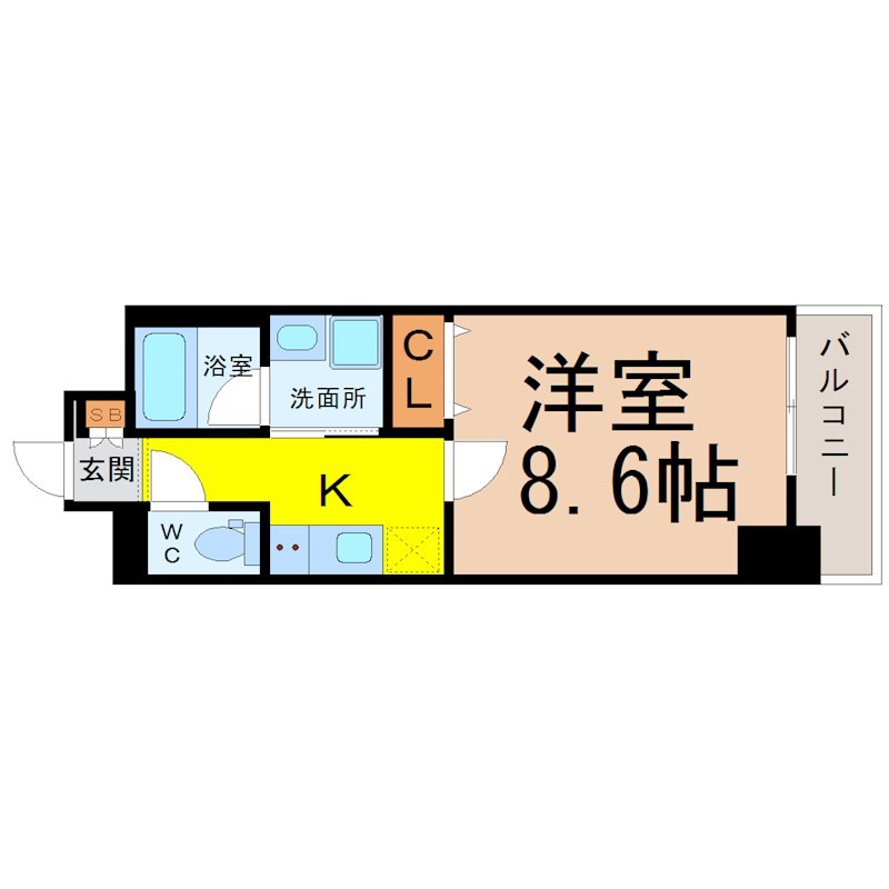 リ・ブラン東別院 間取り