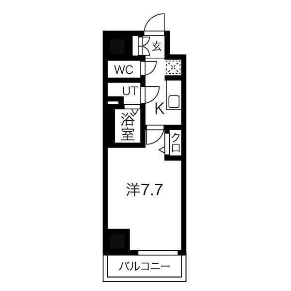 ディアレイシャス尾頭橋 間取り
