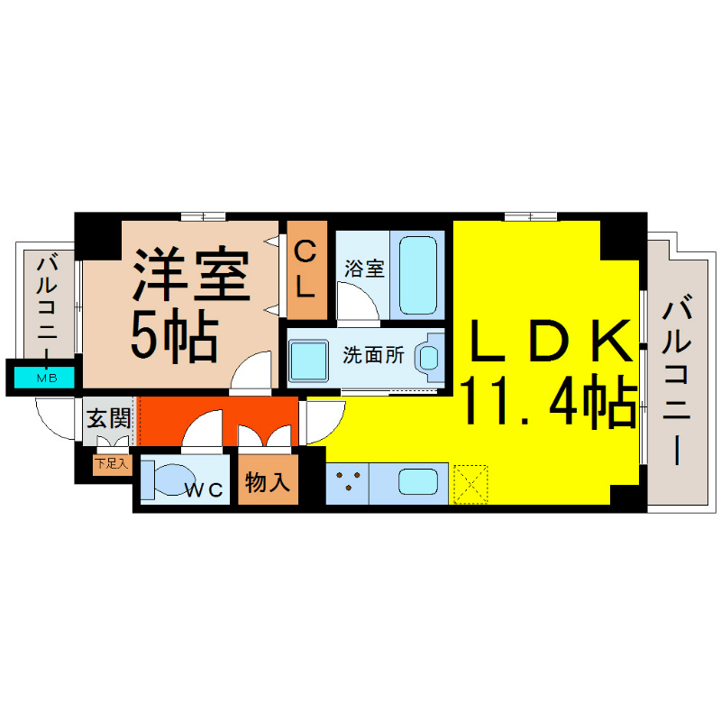Ｃａｓａ　ｄｅ　Ｐａｒｔｉｄａ（カーサデパルティーダ） 間取り