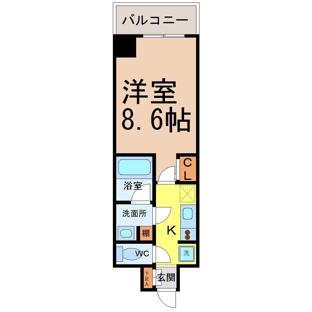 エルスタンザ徳川 間取り