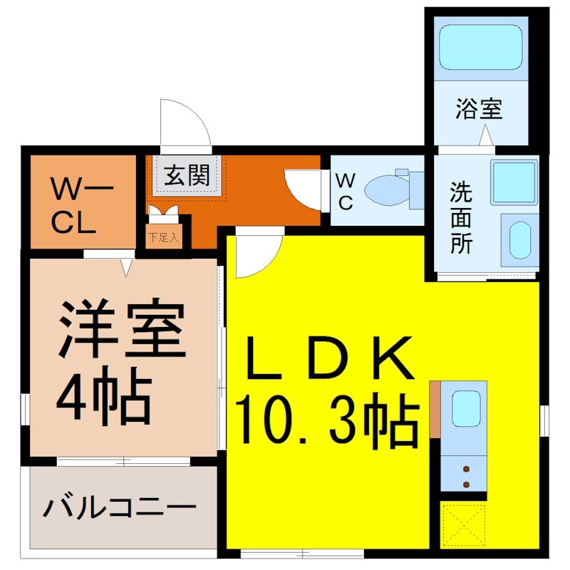 （仮称）天白区野並二丁目⑩コーポ 間取り