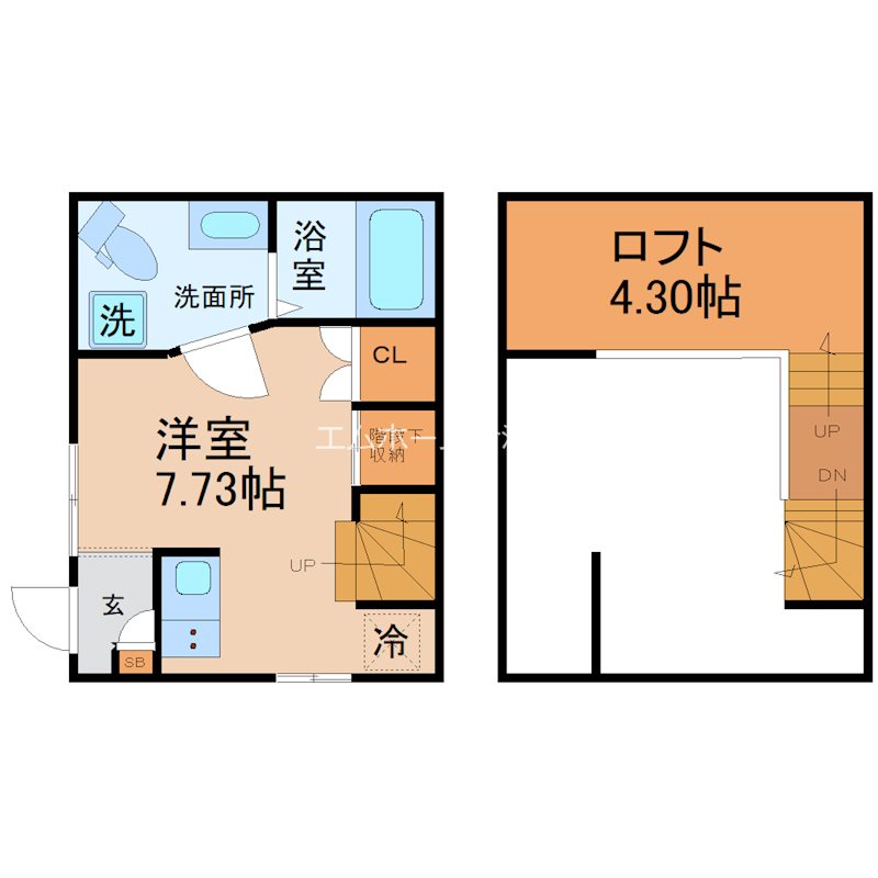 Velo JIYUGAOKA 間取り