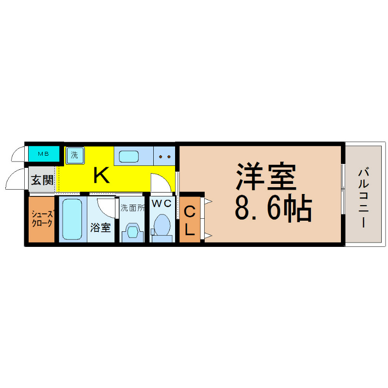愛知県名古屋市西区名駅３丁目 間取り