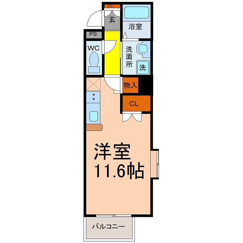 HIRO尾頭橋（ヒロ尾頭橋） 間取り
