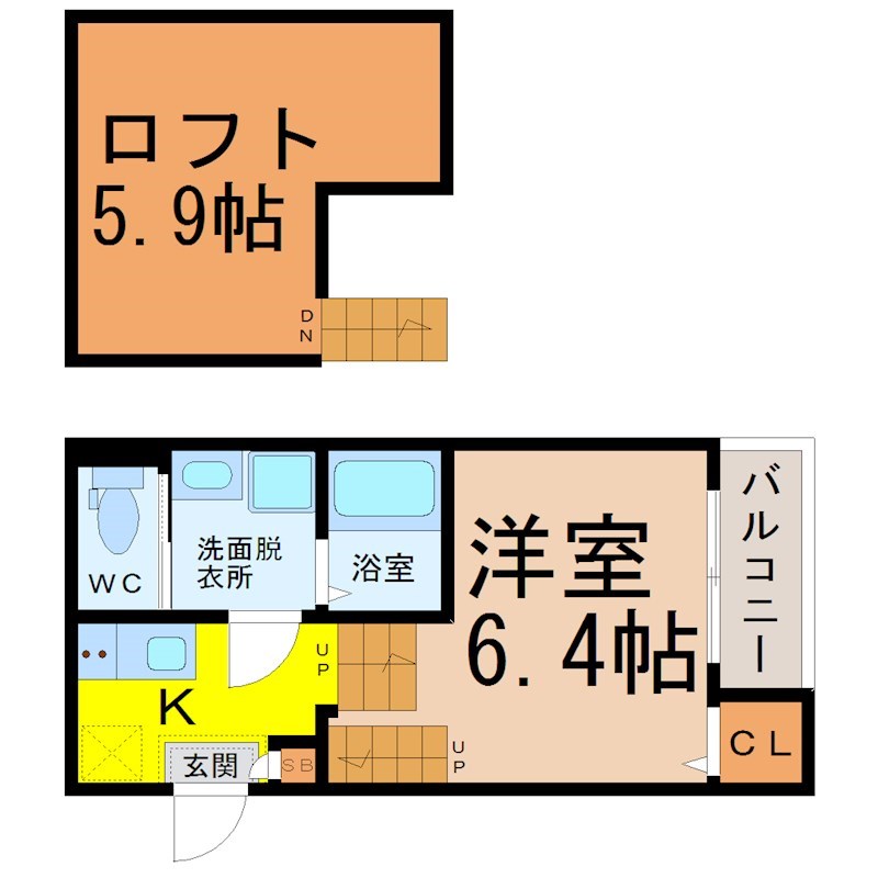 ラファージュ東海通 間取り