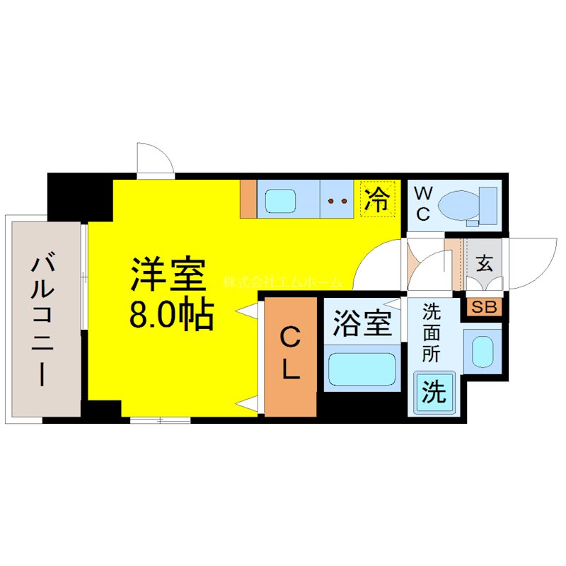 S-RESIDENCE千種 間取り