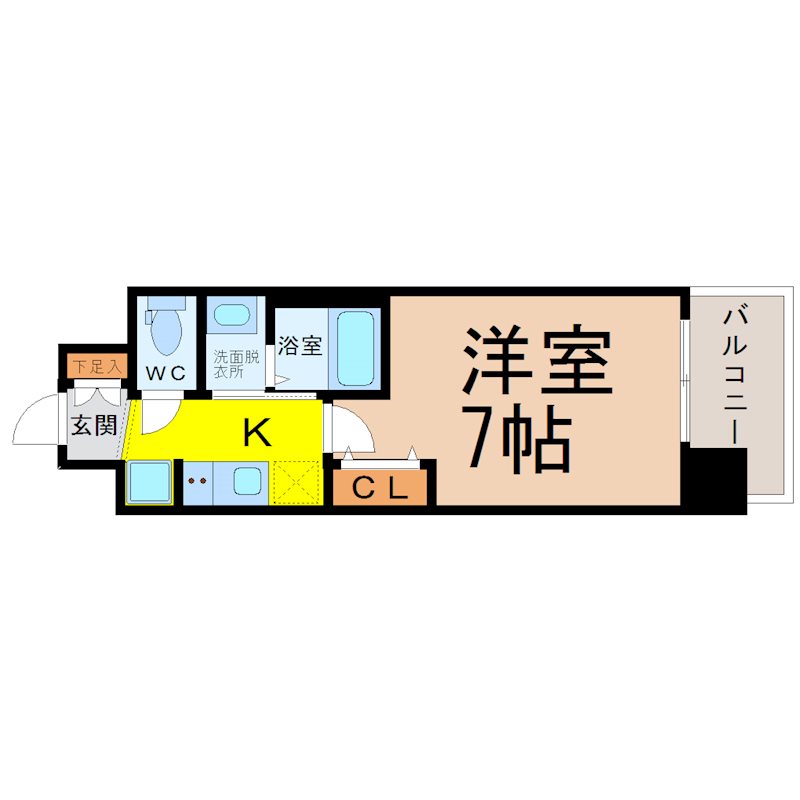 エステムコート名古屋鶴舞シエル 間取り