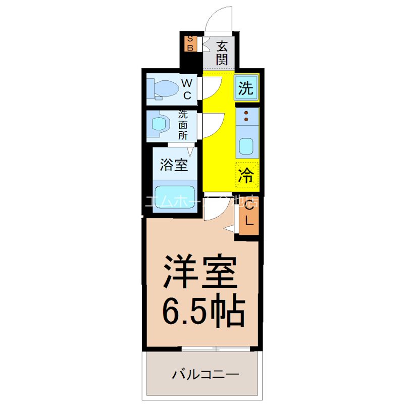 プレサンスTHE新栄 間取り