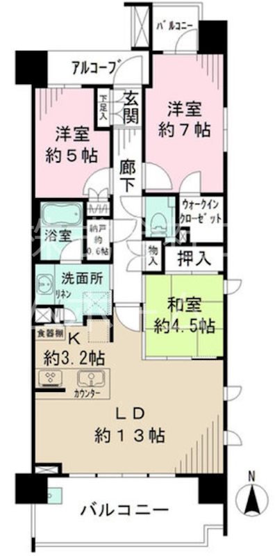 プラウド泉 間取り