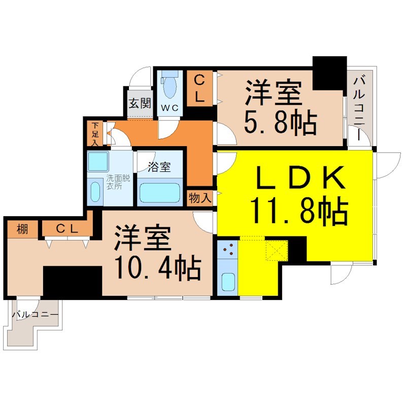 プレミアムコート葵 間取り