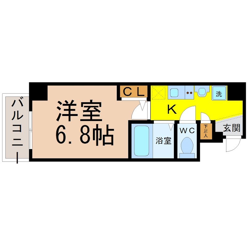 クレストステージ名駅 間取り