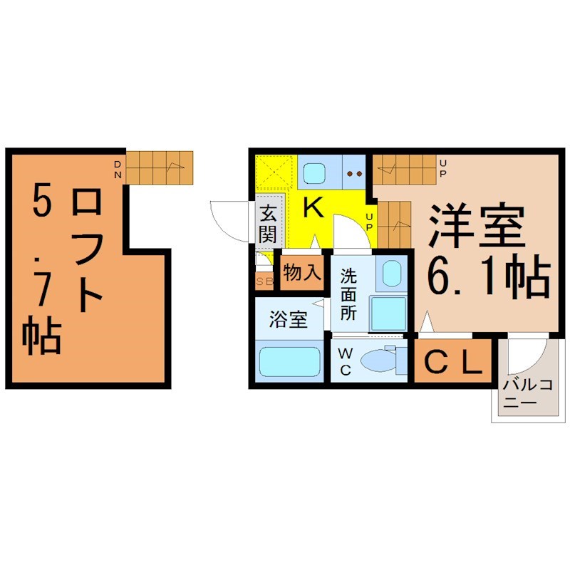 サクラテラス堀田 間取り