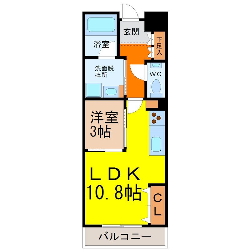 Ｃ.Ｐ.Ｐｕｒｅ1608 間取り