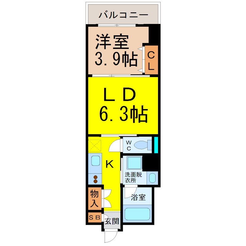 レジデンス上前津スクエア 間取り