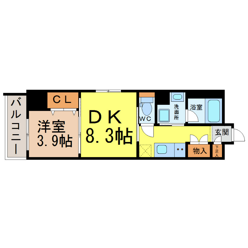 レジデンス上前津スクエア 間取り