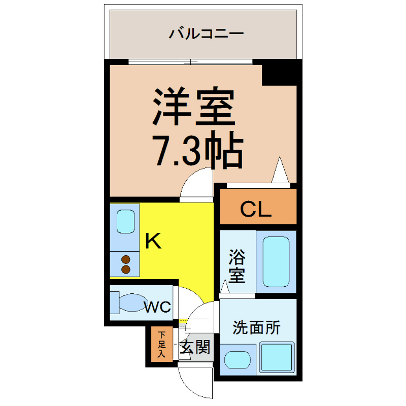 ＦＬＡＴ12（フラット12） 間取り