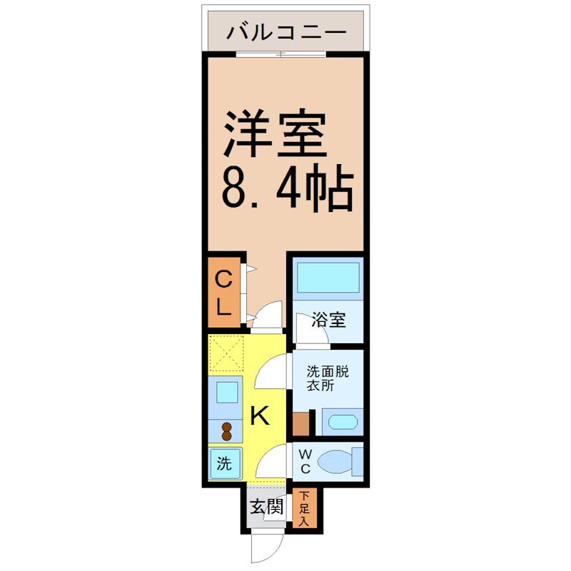 フローラル東別院 間取り