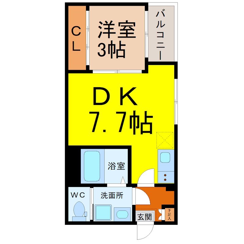 Ealing Apartment（イーリングアパートメント） 間取り