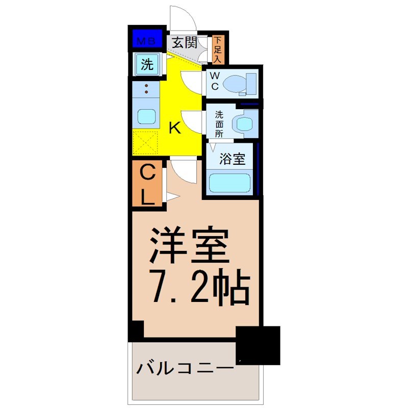 プレサンスジェネ千種内山 間取り