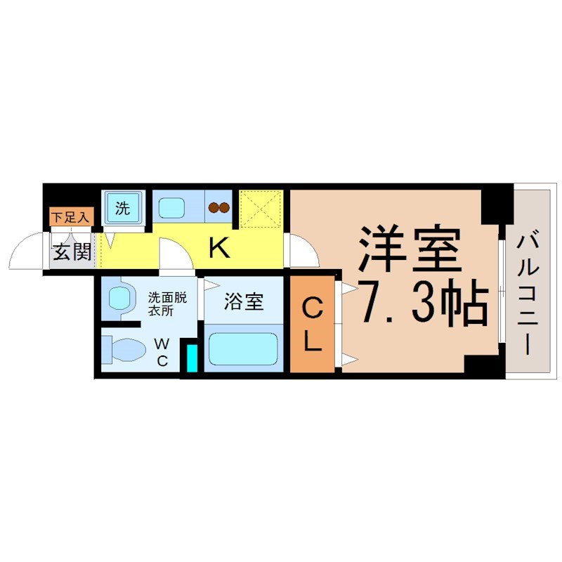 プレサンスＳＡＫＡＥリバースタイル 間取り