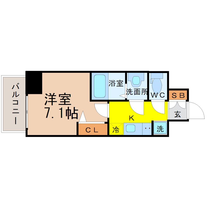 プレサンス久屋大通公園セラフィ 間取り